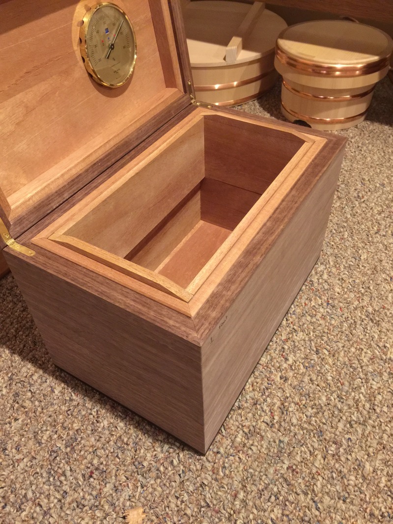 Humidor Build Complete Brian Woodworker